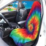 Spiral Tie Dye Print Waterproof Car Seat Cover
