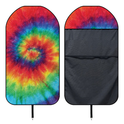 Spiral Tie Dye Print Waterproof Car Seat Cover