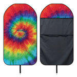 Spiral Tie Dye Print Waterproof Car Seat Cover
