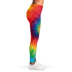Spiral Tie Dye Print Women's Leggings