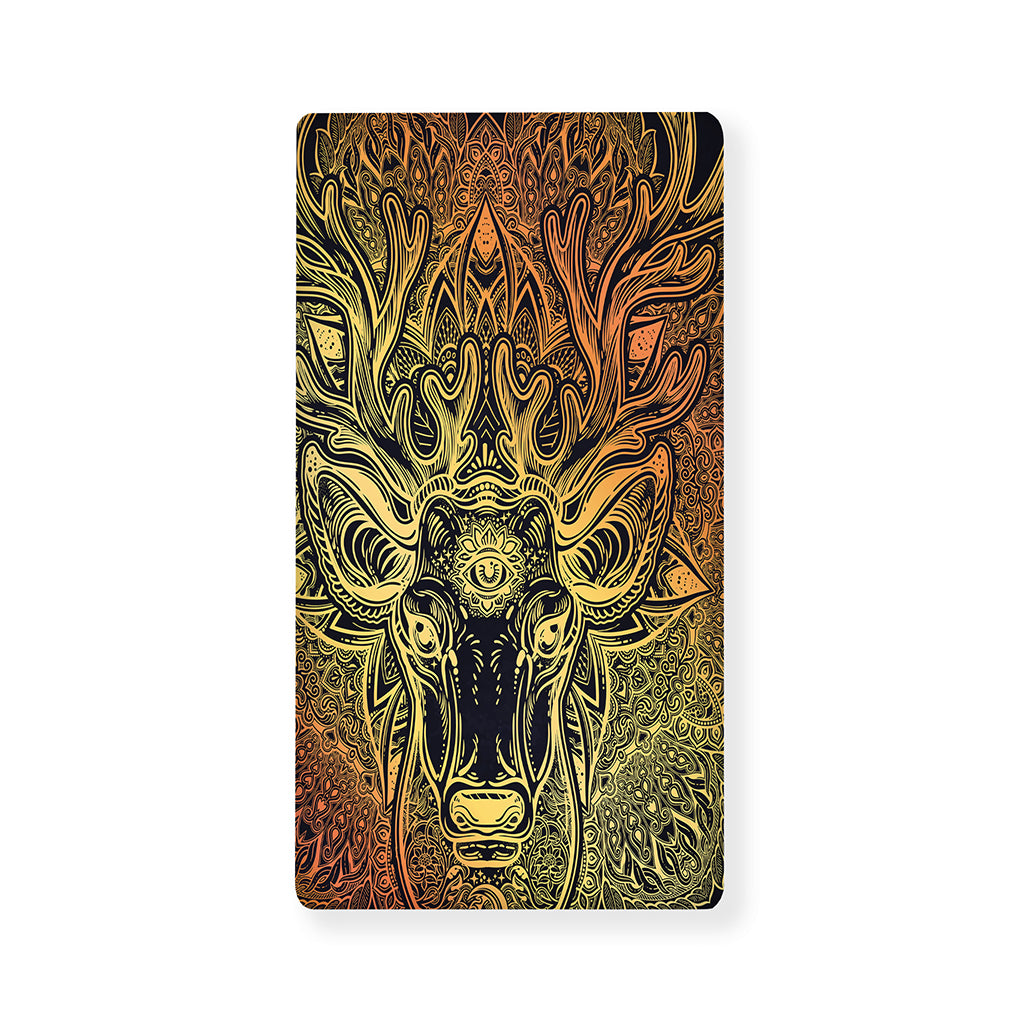 Spiritual Deer Mandala Print Baby Crib Sheet