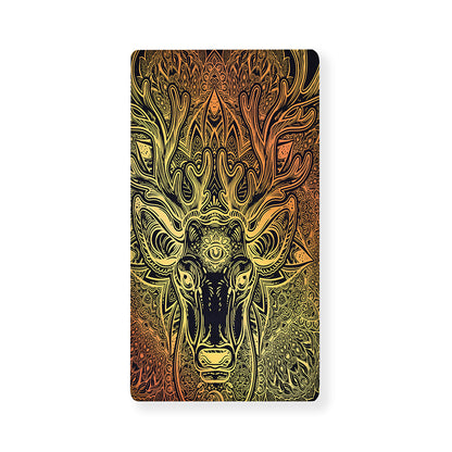 Spiritual Deer Mandala Print Baby Crib Sheet