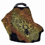 Spiritual Deer Mandala Print Baby Seat Cover