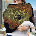 Spiritual Deer Mandala Print Baby Seat Cover