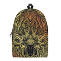 Spiritual Deer Mandala Print School Backpack
