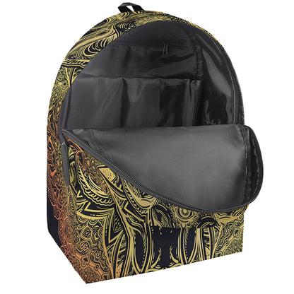 Spiritual Deer Mandala Print Backpack