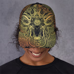 Spiritual Deer Mandala Print Baseball Cap