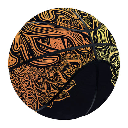 Spiritual Deer Mandala Print Basketball