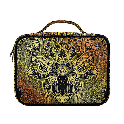 Spiritual Deer Mandala Print Briefcase Bible Bag