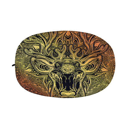 Spiritual Deer Mandala Print Car Side Mirror Covers