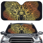 Spiritual Deer Mandala Print Car Windshield Sun Shade