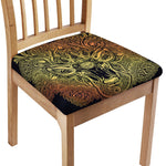 Spiritual Deer Mandala Print Chair Cushion Cover