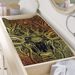 Spiritual Deer Mandala Print Changing Pad Cover