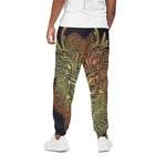 Spiritual Deer Mandala Print Cotton Pants