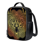 Spiritual Deer Mandala Print Crossbody Lunch Bag