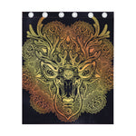 Spiritual Deer Mandala Print Curtain