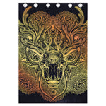 Spiritual Deer Mandala Print Curtain