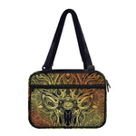 Spiritual Deer Mandala Print Double Strap Bible Bag
