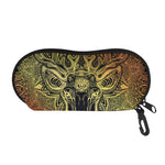 Spiritual Deer Mandala Print Glasses Case