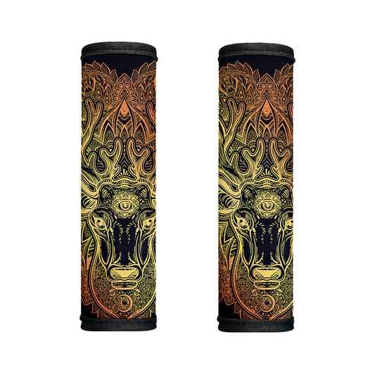 Spiritual Deer Mandala Print Handle Covers