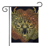 Spiritual Deer Mandala Print House Flag