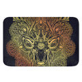 Spiritual Deer Mandala Print Indoor Door Mat