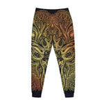 Spiritual Deer Mandala Print Jogger Pants