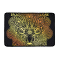 Spiritual Deer Mandala Print Kitchen Mat