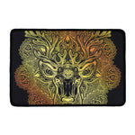 Spiritual Deer Mandala Print Kitchen Mat