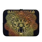 Spiritual Deer Mandala Print Laptop Sleeve