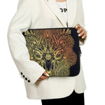 Spiritual Deer Mandala Print Laptop Sleeve