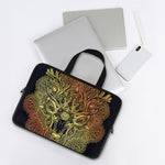 Spiritual Deer Mandala Print Laptop Sleeve With Handle