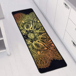 Spiritual Deer Mandala Print Long Kitchen Mat