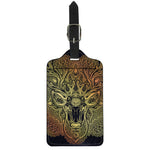 Spiritual Deer Mandala Print Luggage Tag