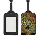 Spiritual Deer Mandala Print Luggage Tag