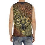 Spiritual Deer Mandala Print Men's Fitness Tank Top