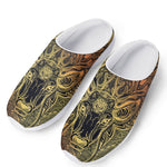 Spiritual Deer Mandala Print Mesh Casual Shoes