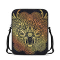 Spiritual Deer Mandala Print Rectangular Crossbody Bag
