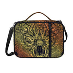 Spiritual Deer Mandala Print Shoulder Strap Bible Bag