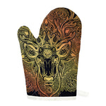 Spiritual Deer Mandala Print Single Oven Mitt