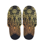 Spiritual Deer Mandala Print Slippers