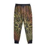Spiritual Deer Mandala Print Sweatpants
