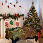 Spiritual Deer Mandala Print Tablecloth