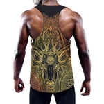 Spiritual Deer Mandala Print Training Tank Top