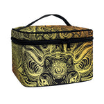 Spiritual Deer Mandala Print Travel Makeup Bag