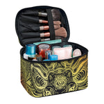 Spiritual Deer Mandala Print Travel Makeup Bag