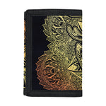 Spiritual Deer Mandala Print Trifold Wallet