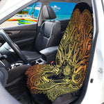 Spiritual Deer Mandala Print Waterproof Car Seat Cover