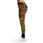 Spiritual Deer Mandala Print Women's Leggings