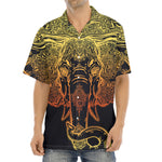 Spiritual Elephant Mandala Print Aloha Shirt